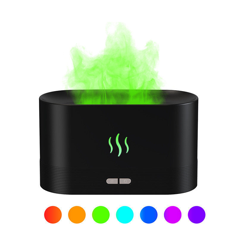 Aroma Diffuser With Flame Light Mist Humidifier