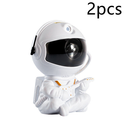 Mini Version Of Astronaut Star Projection Lamp Creative Gift Atmosphere Decorative Lamp Colorful Flowing Starry Night Light